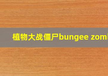 植物大战僵尸bungee zombie